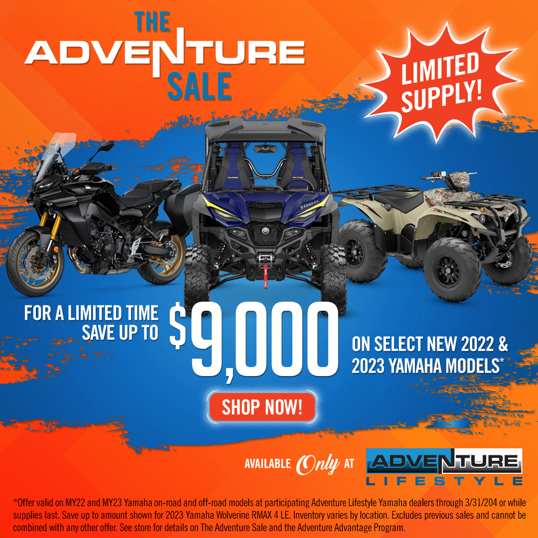 Adventure Sale Yamaha Popup